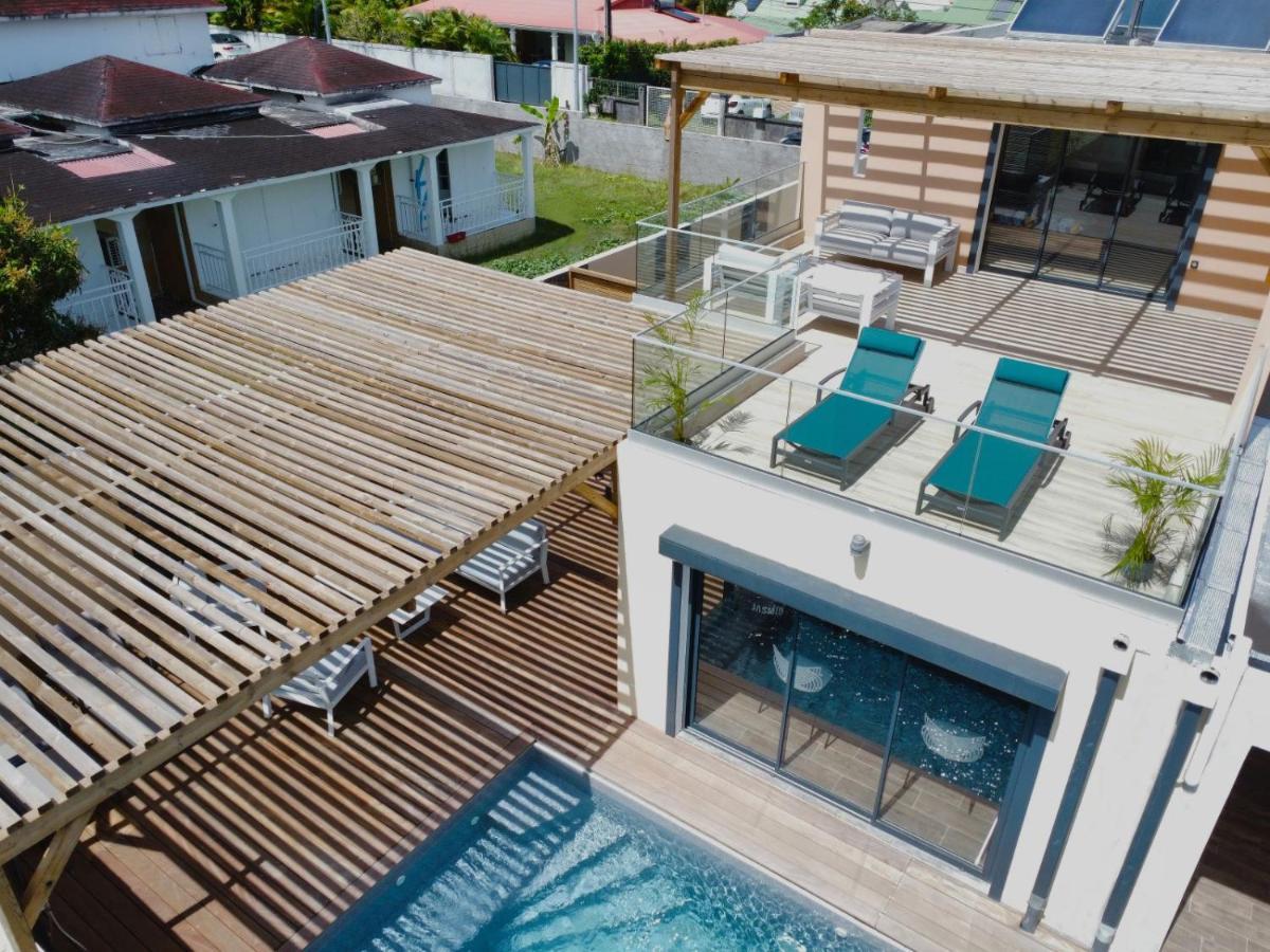 Villa Les Jasmin Standing Piscine Chauffee Jacuzzi 5 Ch 14 Pers Baie-Mahault